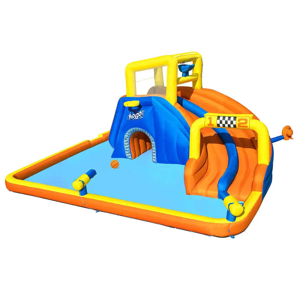 Bestway Inflatable Water Slide Jumping Castle Double Slides for Pool Playground Summer Shield