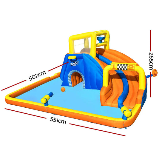 Bestway Inflatable Water Slide Jumping Castle Double Slides for Pool Playground Summer Shield