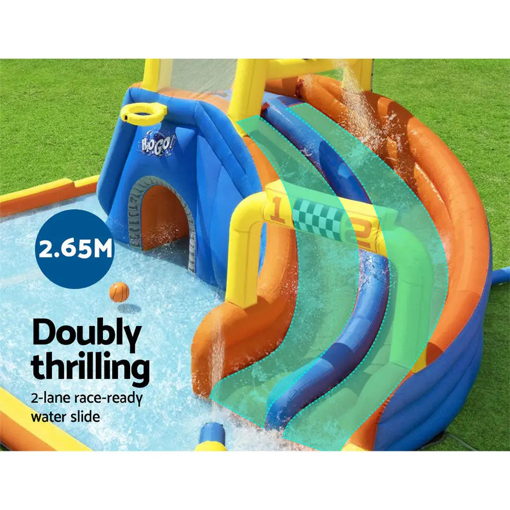 Bestway Inflatable Water Slide Jumping Castle Double Slides for Pool Playground Summer Shield