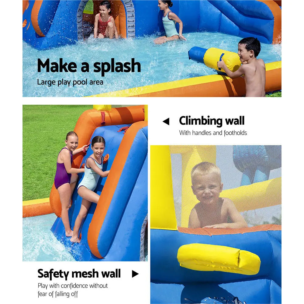 Bestway Inflatable Water Slide Jumping Castle Double Slides for Pool Playground Summer Shield