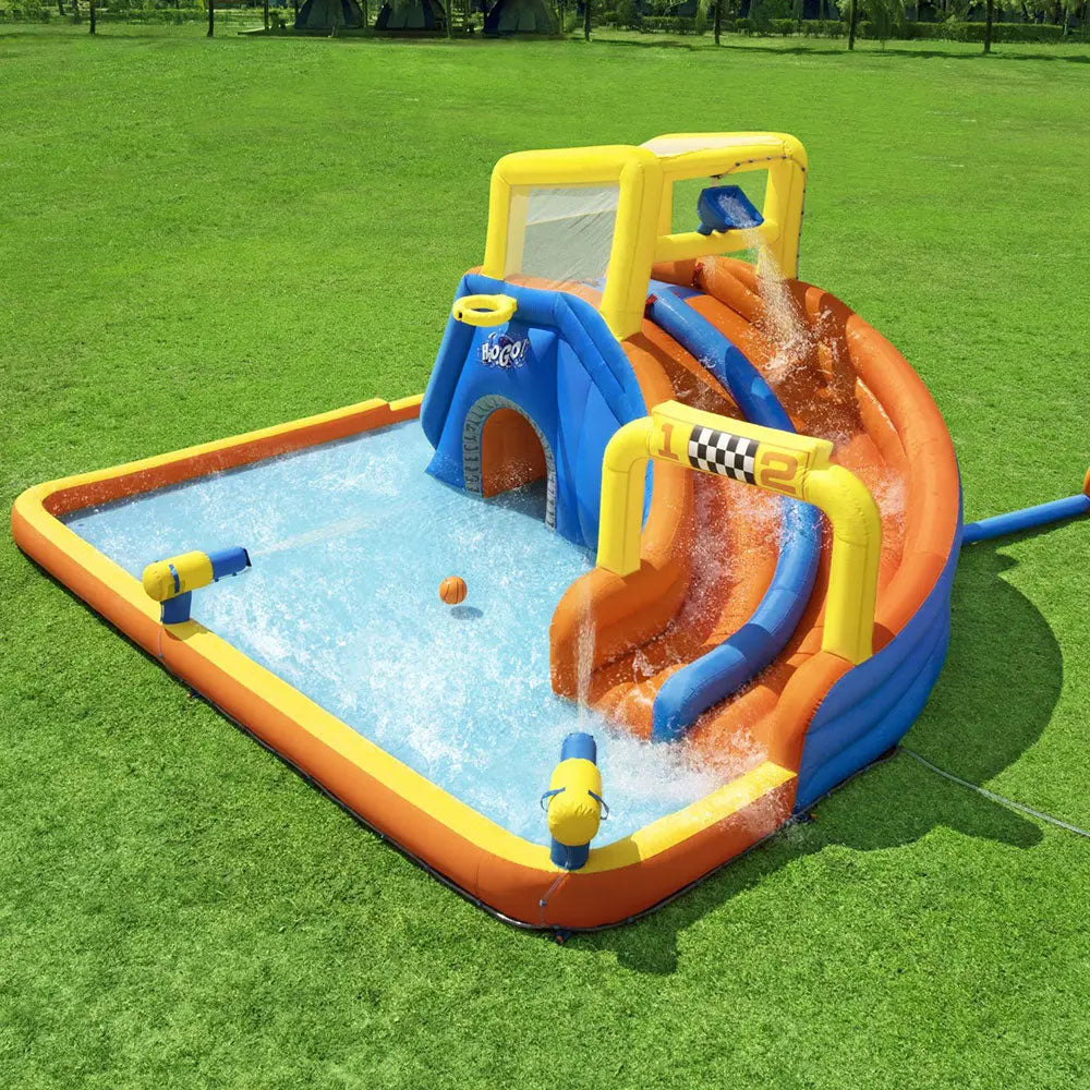 Bestway Inflatable Water Slide Jumping Castle Double Slides for Pool Playground Summer Shield