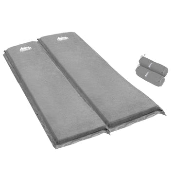 Weisshorn Self Inflating Mattress Camping Sleeping Mat Air Bed Pad Double