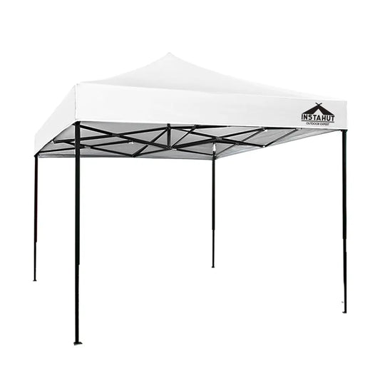 Instahut Gazebo Pop Up Marquee 3x3m Folding Tent Wedding Outdoor Camping Canopy Gazebos Shade White Summer Shield