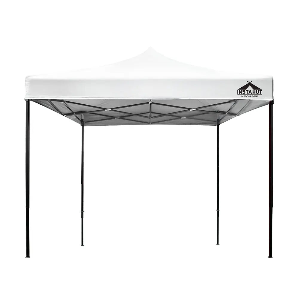 Instahut Gazebo Pop Up Marquee 3x3m Folding Tent Wedding Outdoor Camping Canopy Gazebos Shade White Summer Shield