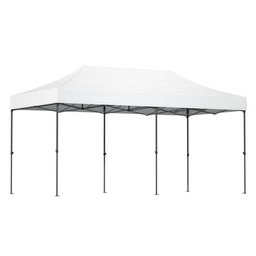 Instahut Gazebo Pop Up Marquee 3x6m Folding Tent Wedding Outdoor Camping Canopy Gazebos Shade White
