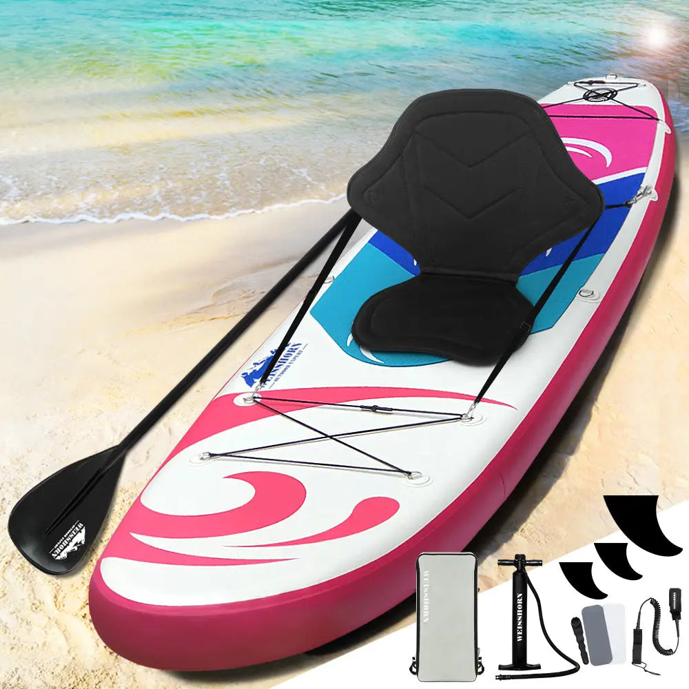 Weisshorn Stand Up Paddle Board 11ft Inflatable SUP Surfboard Paddleboard Kayak Summer Shield