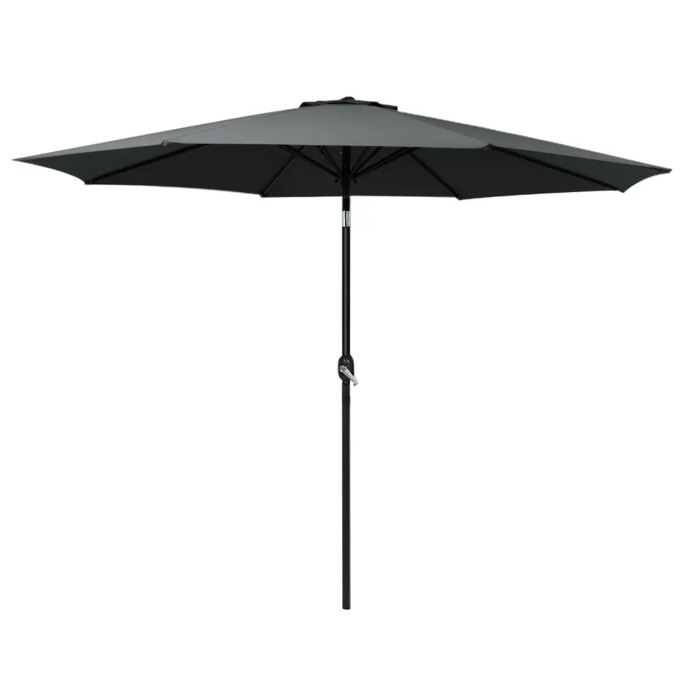 Instahut Outdoor Umbrella 3m Umbrellas Garden Beach Tilt Sun Patio Deck Pole UV Summer Shield