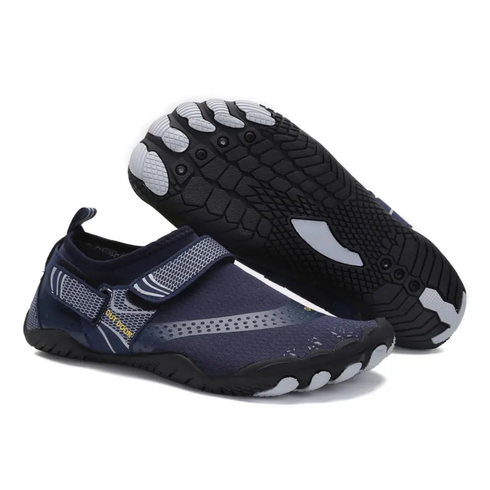 Men Women Water Shoes Barefoot Quick Dry Aqua Sports Shoes - Blue Size EU41 = US7.5 Summer Shield