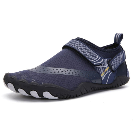 Men Women Water Shoes Barefoot Quick Dry Aqua Sports Shoes - Blue Size EU45 = US10