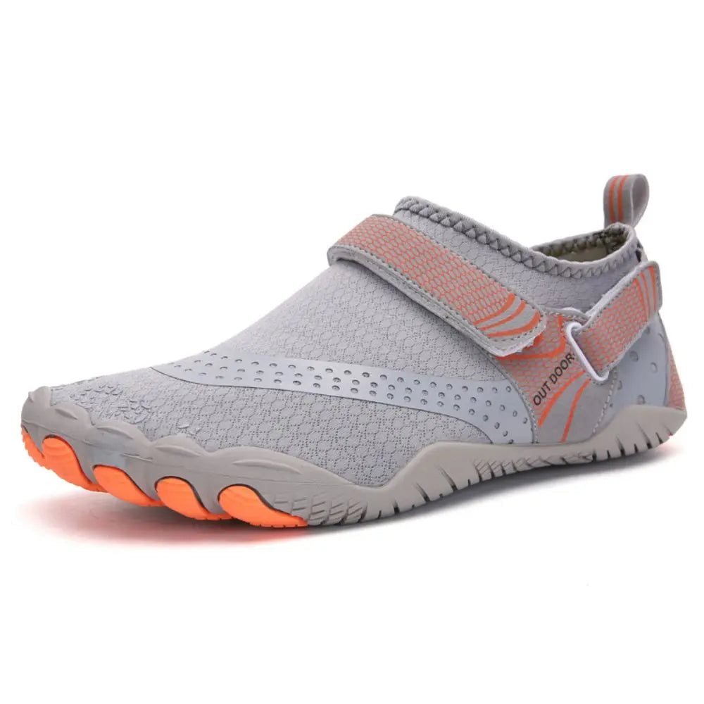 Men Women Water Shoes Barefoot Quick Dry Aqua Sports Shoes - Grey Size EU47 = US12 Summer Shield