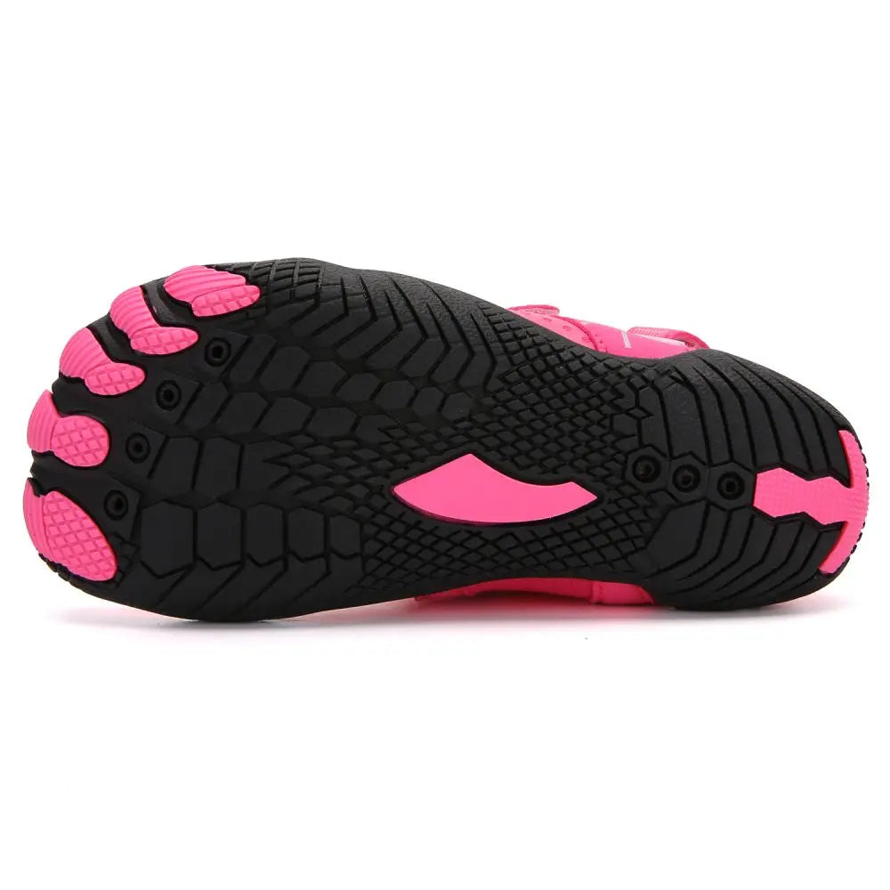 Kids Water Shoes Barefoot Quick Dry Aqua Sports Shoes Boys Girls - Pink Size Bigkid US2=EU32 Summer Shield