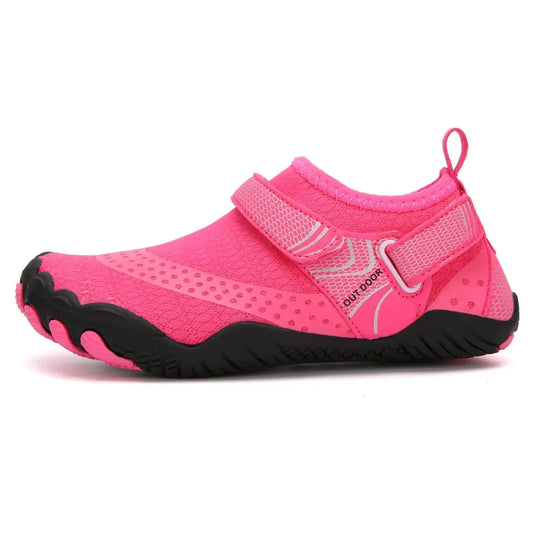 Kids Water Shoes Barefoot Quick Dry Aqua Sports Shoes Boys Girls - Pink Size Bigkid US2=EU32 Summer Shield