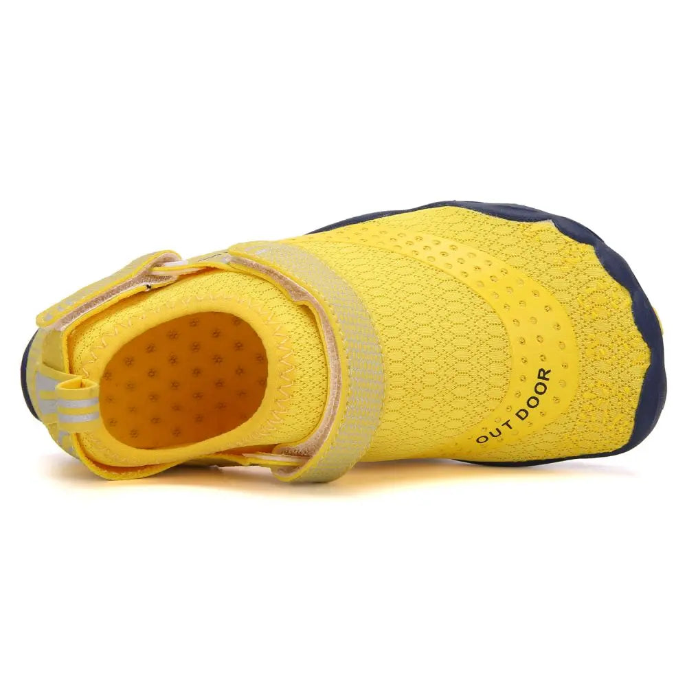 Kids Water Shoes Barefoot Quick Dry Aqua Sports Shoes Boys Girls - Yellow Size Bigkid US4 = EU36 Summer Shield