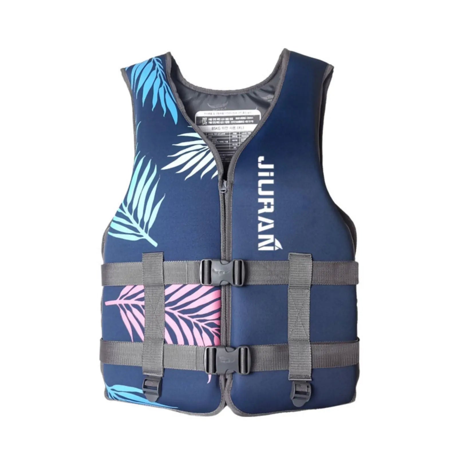 Life Jacket for Unisex Adjustable Safety Breathable Life Vest for Men Women(Blue-L) Summer Shield