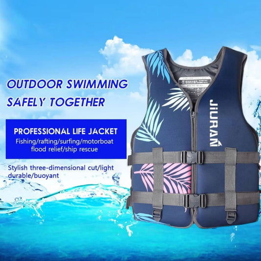 Life Jacket for Unisex Adjustable Safety Breathable Life Vest for Men Women(Blue-L) Summer Shield