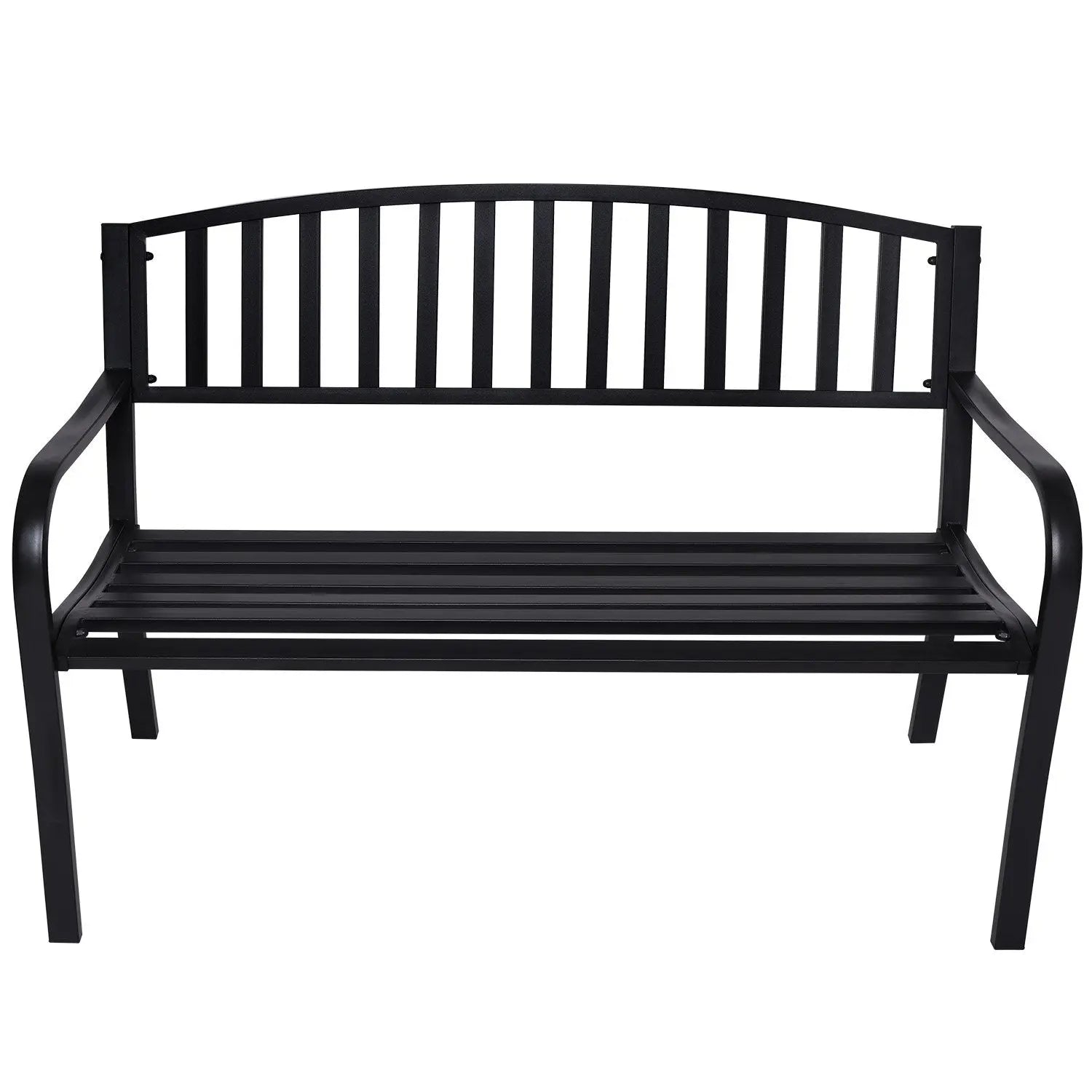 Wallaroo Steel Outdoor Garden Bench - Classic Summer Shield