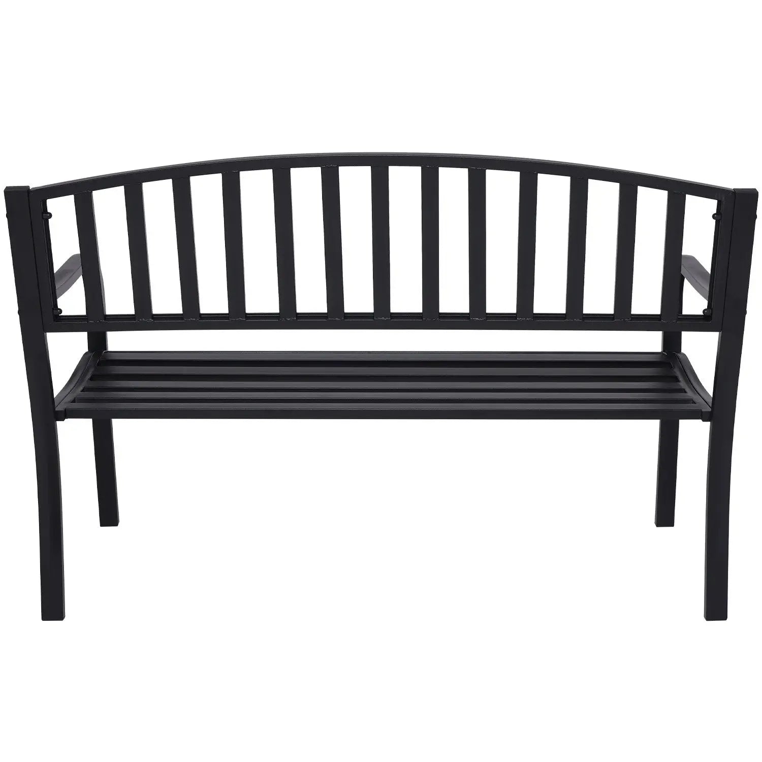 Wallaroo Steel Outdoor Garden Bench - Classic Summer Shield