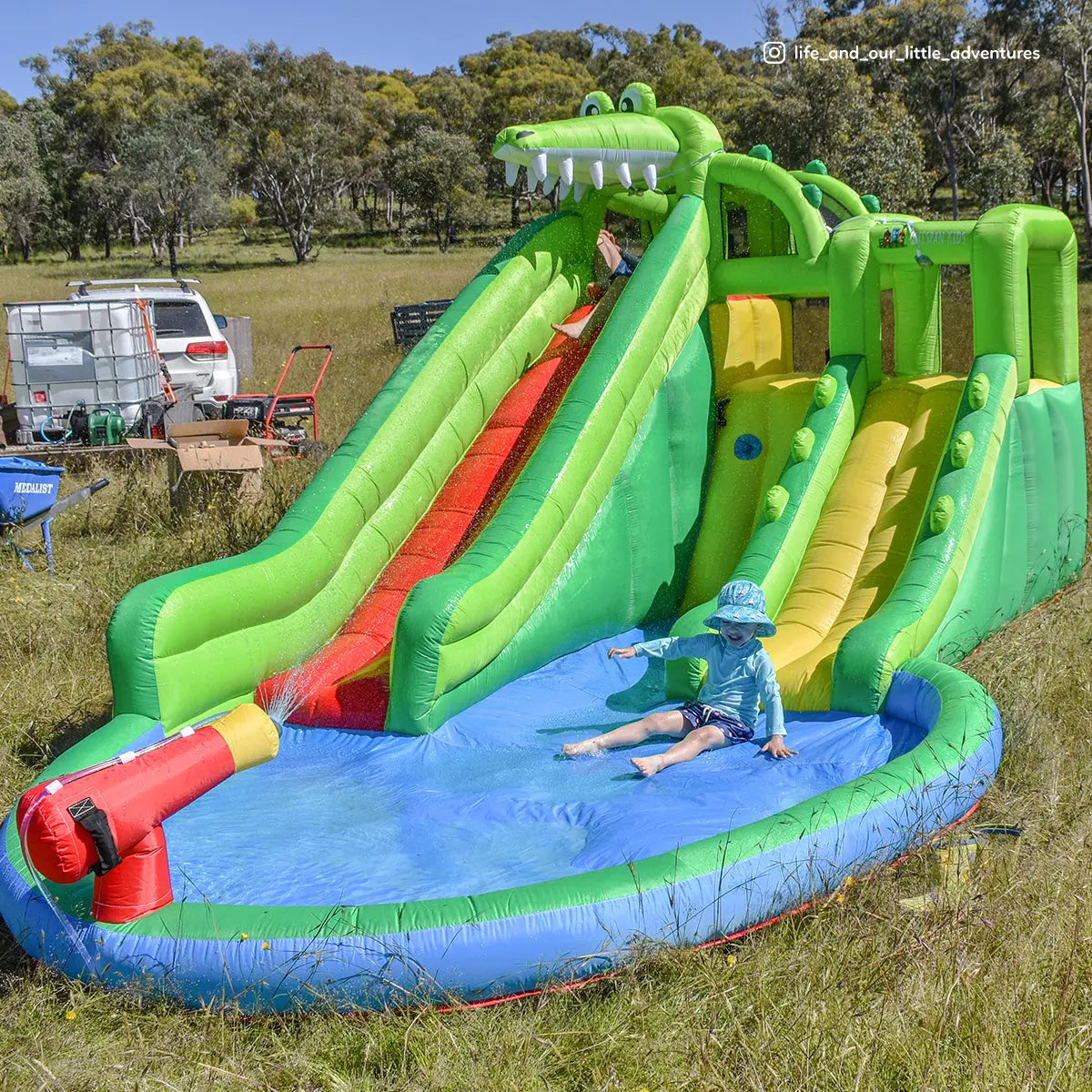 Lifespan Kids Crocadoo Slide & Splash Summer Shield