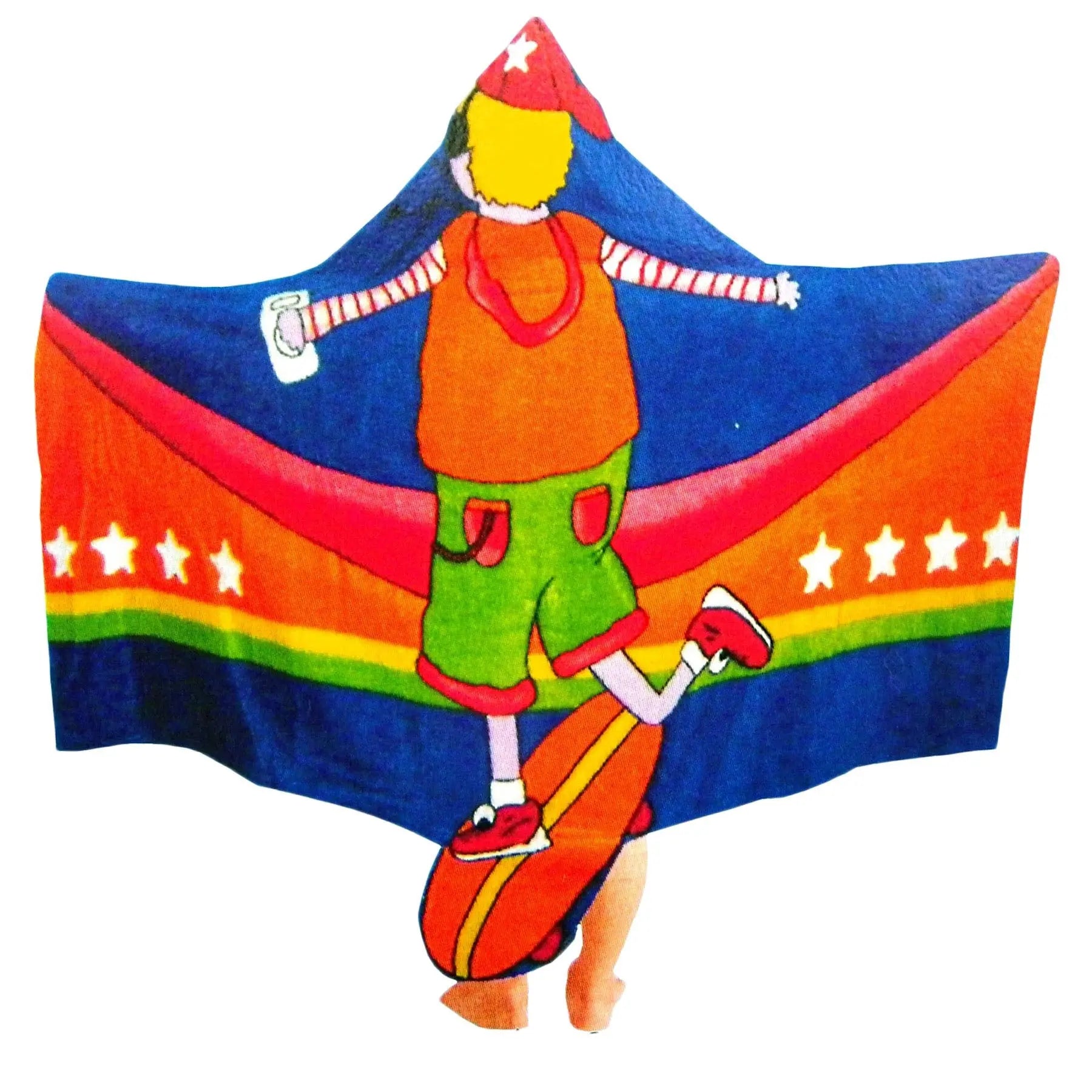 Kids Cotton Velour Beach Cape Skater Boy Summer Shield