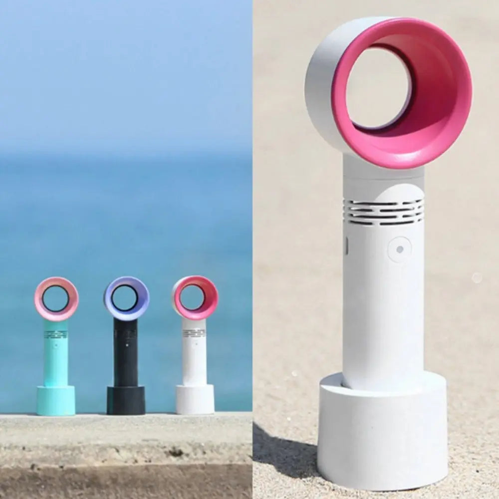 Portable Bladeless Hand-held Cooler Mini Fan Summer Shield