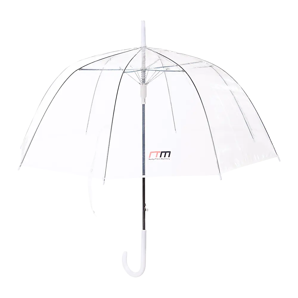 5x Clear Transparent Rain Walking Umbrella Parasol PVC Dome Wedding Party Favour Summer Shield