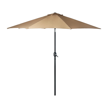 9FT Patio Umbrella Outdoor Garden Table Umbrella with 8 Sturdy Ribs